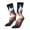 2 Black-1, variant on Fox Couple Print Adult Socks for Men & Women,Calf Socks, Ankle Socks,Boots Socks,Breathable Casual Sock,Unisex Crew Socks