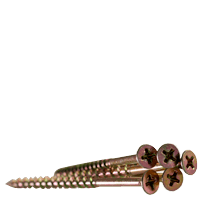 

#8 x 3 Drywall Screw Phillips Drive Bugle Head Type S Zinc Yellow (inch) (QUANTITY: 2000) Thread: Coarse Thread (UNC)