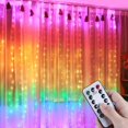 thumbnail image 3 of Led Curtain Light With Remote Control 3x3 Meters 300 Lights Usb Hook Type Curtain Light For Indoor Outdoor Decoration, 3 of 4