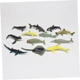 thumbnail image 3 of OATIPHO 12Pcs PVC Sea Animal Model Set Assorted Color Lifelike Marine Animals for Home Display, 3 of 8