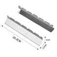 thumbnail image 3 of 2 Pcs Support de Brochettes en Acier Inoxydable pour 6 9 Brochettes Support de Grillade 6 Fentes, 3 of 9