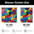 thumbnail image 5 of Durable Waterproof Polyester Shower Curtain Odorless Perfect for Your Bathroom Decor 60x72inch, 5 of 5