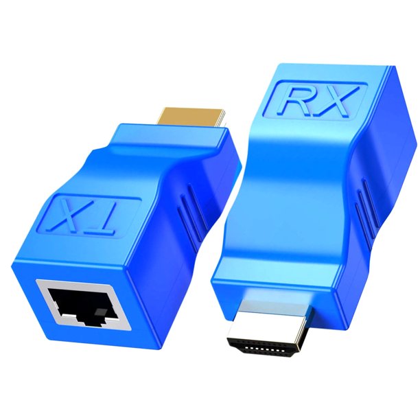 Cglfd HDMI To Cat5e/6 RJ45 Network HDMI Repeater Converter 4K HDMI 1.4V
