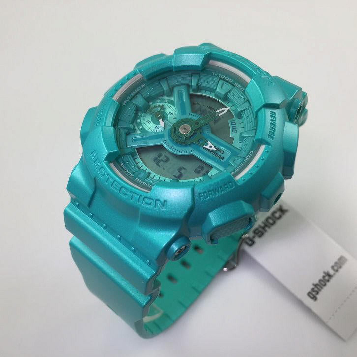 Casio Women's G-Shock S Vivid Color Green Watch GMAS110VC-3A