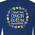 thumbnail image 4 of Inktastic I Love my Cousin Autism Awareness Long Sleeve Youth T-Shirt, 4 of 5