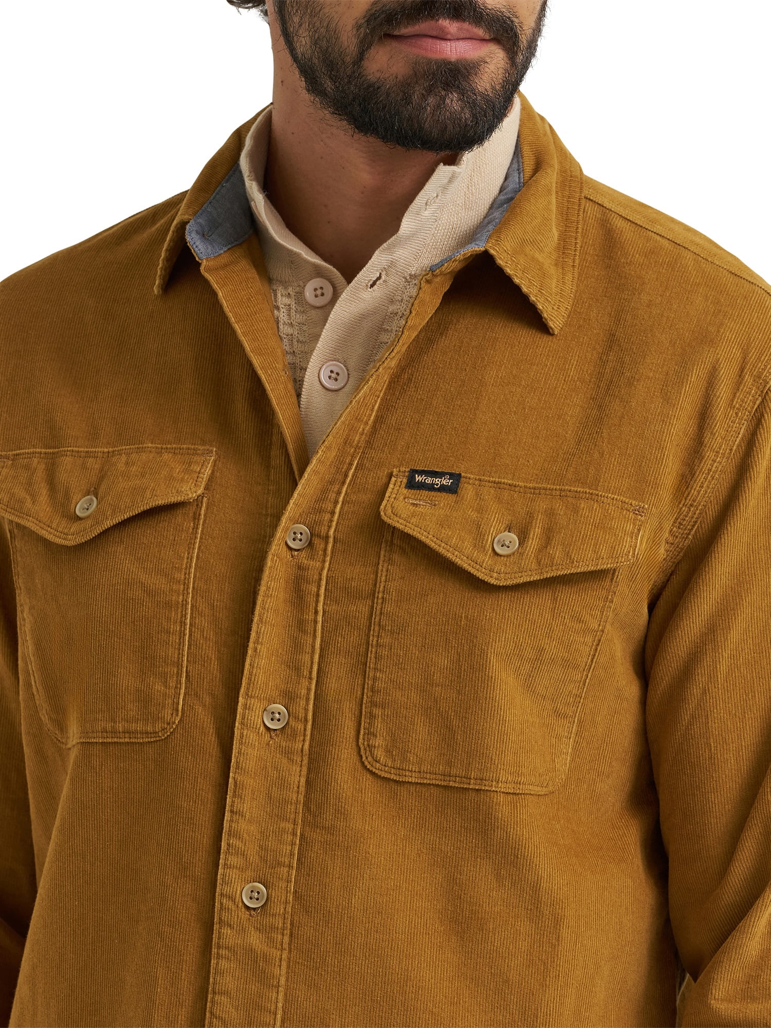 Wrangler® Men's Corduroy Overshirt, Sizes S-3XL