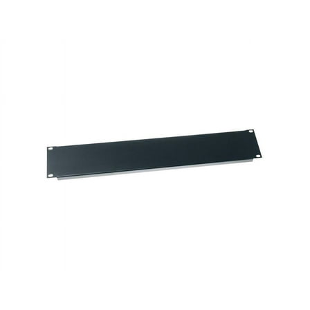 2 SP 3.5" Blank Panel Flanged Black