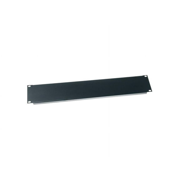 2 SP 3.5" Blank Panel Flanged Black
