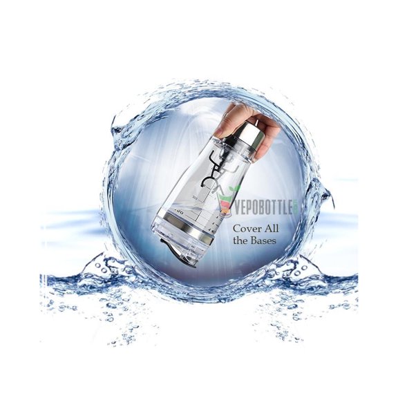 Veposhaker 16oz Silver Cup Whey Protein Vortex Personal Mixer Bottle