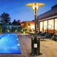 thumbnail image 1 of mecor Patio Heaters Commercial 41,000 BTU Propane Stainless Steel Outdoor Garden Heate (Black), 1 of 9