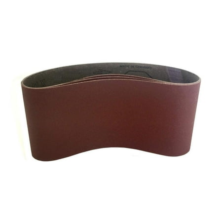 

Premium 4 X 21-3/4 Aluminum Oxide Cloth Sander Belts | for Metal Car Restoration Wood Composites and Paint (6 Pack 120 Grit)