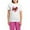 With Pink Pant, variant on CafePress - French Bulldog & Heart Women's Light Pajamas - Women's Short Sleeve Print T-Shirt and Pants Light Cotton Pajama Set