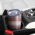 thumbnail image 5 of 20oz Tumblers Red Christmas Deer and Snowflake Pattern Stainless Steel Vacuum Insulated Double Wall Travel Tumbler Cups Mug with Lid and Straw,Cleaning Brush for Cold & Hot Drinks, 5 of 7