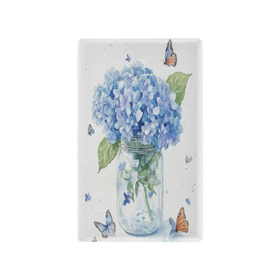 Hydrangeas and Butterflies Light Switch Cover Switch Plate Outlet Cover Plug Cover for Electrical Outlet