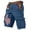 Blue@GC@, variant on CONZONE Independence Day Mens Cargo Shorts Buttons 4Th Of July Shorts for Men Patriotic Usa Flag Graphic Lightweight Outdoor Shorts With Pockets