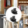 thumbnail image 6 of 2Pc U-Shape Closet Clothes Pole Rod Flange Support Holder Socket Bracket, 6 of 9