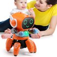 thumbnail image 3 of Robot eléctrico inteligente de 6 garras, Robot de baile musical para cantar, juguetes para niños y niñas JShteea El nuevo, 3 of 7