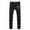 ZA Black, variant on Jeans for Men Embroidered Rose Slim Legs Stretch Ripped Denim Pants Mens Jeans Black L