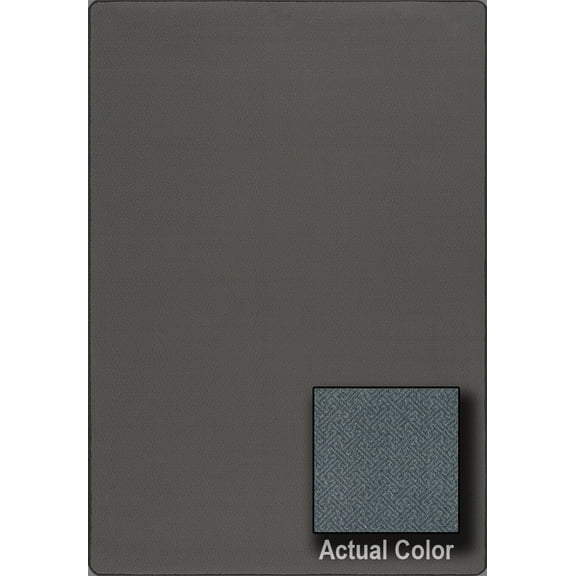 Milliken Imagine Area Rug MERIT Merit Georgian Blue Achromatic Single-Color 2' 1" x 7' 8" Rectangle
