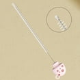 thumbnail image 5 of Straw Cleaner, Cute Mushroom Shape Straw Cleaner Brush for Metal/Glass/Silicone Straws, Reusable Brush 2 Pack (Pink), 5 of 6