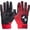 Black/Red, variant on Under Armour Boy's Clean Up Baseball/Softball Batting Gloves