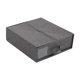 thumbnail image 4 of Organizador de juego de sábanas, organizador de armario con asa, bolsa de almacenamiento de sábanas, organizador de ropa de cama para organización de , Gris Macarena Contenedor de almacenamiento de sábanas, 4 of 8