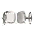 thumbnail image 1 of Stainless Steel Mens Chisel Cuff Links, 1 of 2