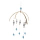 thumbnail image 1 of Móvil de madera ños Móvil de madera para bebés, un verdadero punto de atracción para los / Plata y azul Zulema Campanas de viento de madera, 1 of 8