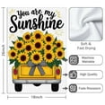 thumbnail image 3 of 2 Pcs Funny Kitchen Towels,You Are My Sunshine Sunflowers in Yellow Truck Microfiber Dish Towels,Kitchen Tea Towels,Kitchen Towel Set (18" X 26"), 3 of 3
