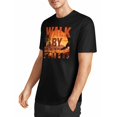 thumbnail image 3 of USPEED Vintage Desert Sunset Walk By Faith Men's Short Sleeve T-Shirt Christian Eagle Palm Tree Casual Outdoor Daily Wear Top, 3 of 5