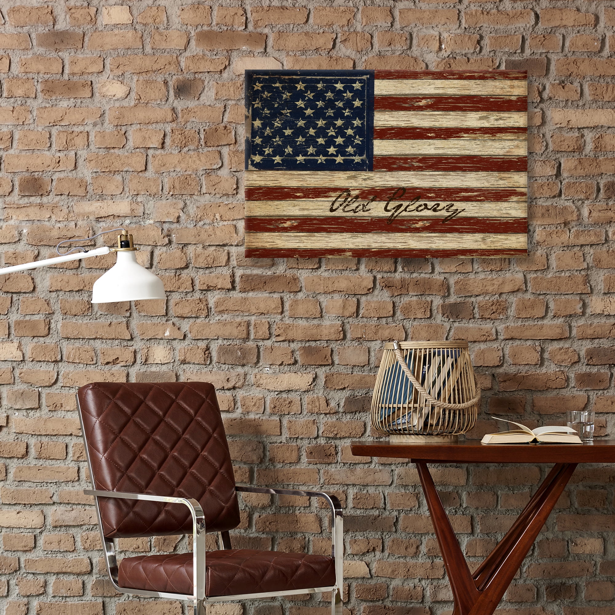 Old Glory by Beth Albert Canvas Art