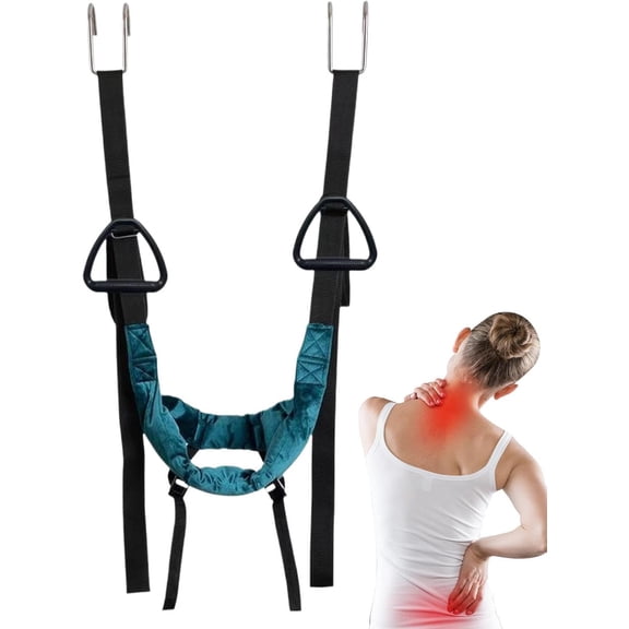 Cervical Neck Traction Device, Portable Adjustable Stable Neck Stretcher | Sleep Neck Stretcher, Soft Cervical Traction, For Family Men Women Adults Home Office Travel Daily Health