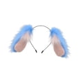 thumbnail image 4 of Diadema Con Orejas De Perro Yinane Orejas De Animal De Simulación Azul, 4 of 8