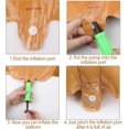 thumbnail image 3 of 4Pack Bear Balloons, Teddy Bear Foil Balloon Decorations for Woodland Theme Baby Shower Children Birthday Party Decor Supplies, 3 of 4