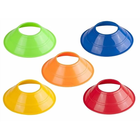 Multi use Mini Soccer Cone Set of 2 for Football, Mini Soccer Cone Marker for Sports & Training