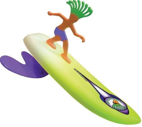 Surfer Dudes Wave Powered Mini-Surfer and Surfboard Toy Donegan Doolin 