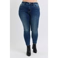 thumbnail image 6 of Judy Blue Full Size Run Mid-Rise Waist Skinny Jeans with Thermal Lining, 6 of 9