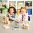 thumbnail image 4 of MindWare KEVA Brain Builders Set of 2: Original KEVA Brain Builders and KEVA Brain Builders Junior, 40 Planks & 70 Puzzles Total, 4 of 8
