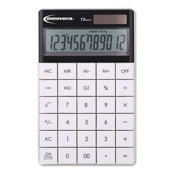 15973 Large Button Calculator, 12-Digit, Lcd | Bundle of 5 Each