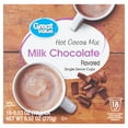 Great Value Milk Chocolate Hot Cocoa KCups, 0.53 oz, 18 Count