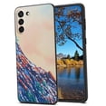 thumbnail image 1 of Compatible with Samsung Galaxy S21+ Plus Phone Case, mountain-tree-painting-187 Case Men Women, Flexible Silicone Shockproof Case for Samsung Galaxy S21+ Plus, 1 of 1
