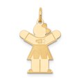 thumbnail image 1 of 14K Yellow Gold Kid Charm, 1 of 2