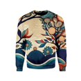 thumbnail image 4 of Sudadera con capucha con estampado 3D de onda de mar de estilo japonés para hombres y niños, sudadera informal Harajuku Y2k, jersey con cuello redondo, sudaderas con capucha, ropa para hombre, 4 of 5
