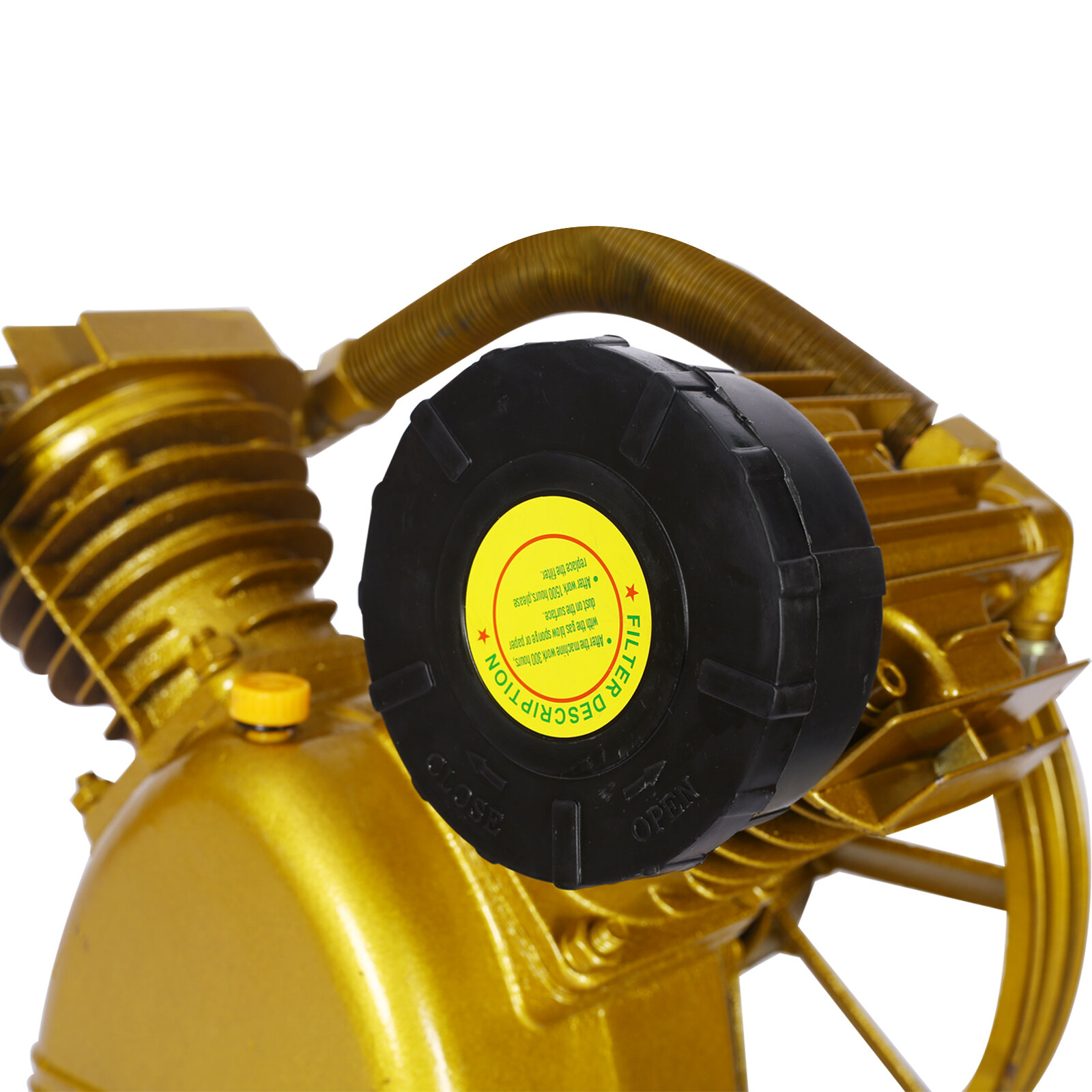 5.5HP Air Compressor Pump Head 21CFM ,115 PSI V-Type Dual-Cylinder Air Compressor Pump Head 2PISTON,