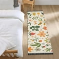 thumbnail image 3 of Yayeee Runner Rug for Bedroom 2'x6' Machine Washable Hallway Non Slip Mat, Leaves Pattern, 3 of 8