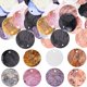 thumbnail image 1 of 1 caja de 160 piezas de 8 colores, 20 mm, dijes de concha natural, colgantes de concha, cuentas de concha de mejillón, dijes de moneda redondos planos de nácar de colores, 1 of 6