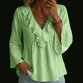 thumbnail image 2 of Vetsdori Womens Long Sleeve Hoodie Sweatshirts Zip Up with Pockets Color Block Raglan, 2 of 8