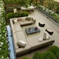 thumbnail image 3 of Simple Leisure Rattan Sofa Chair Combination For Courtyard Garden Balcony Nordic Villa Aluminum Alloy Frame Waterproof Cloth My Lux Decor Round, 3 of 16