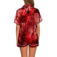 thumbnail image 3 of asddcavvf Ensembles de Pyjama pour Femmes, Ensemble de Pyjama 2 Pcs pour Halloween, 3 of 4