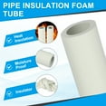 thumbnail image 3 of Uxcell Pipe Insulation Foam Tube, Foam Pipe Cover Foam Tubing for Handle Grip Support AC Unit White 7/8"ID x 3.28Ft, 3 of 7